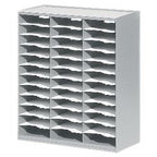 Sortierstation Evolution Paperflow 36-fach Polystyrol stapelbar grau