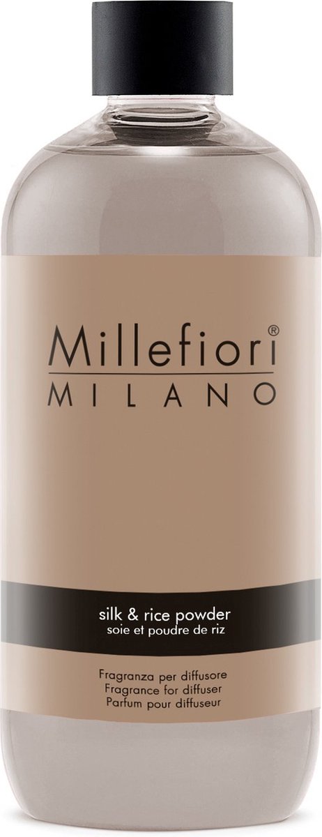 Millefiori milano navulling voor geurstokjes 500 ml - silk rice powder