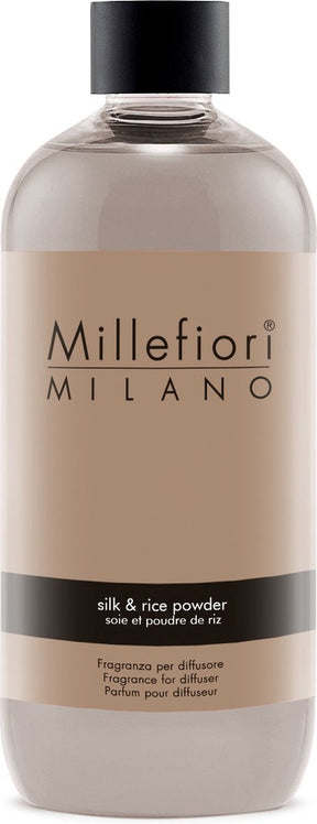 Millefiori milano navulling voor geurstokjes 500 ml - silk rice powder