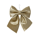Decoris strik goud set van 2 stuks 12x13cm