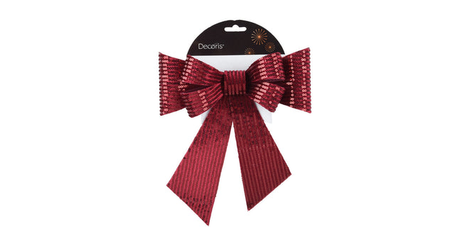 Strik polyester rood l.1cm x w.15cm x h.17cm