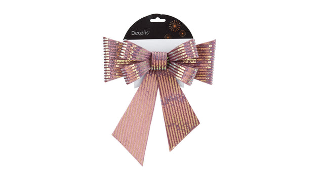 Strik polyester oudroze l.1cm x w.15cm x h.17cm