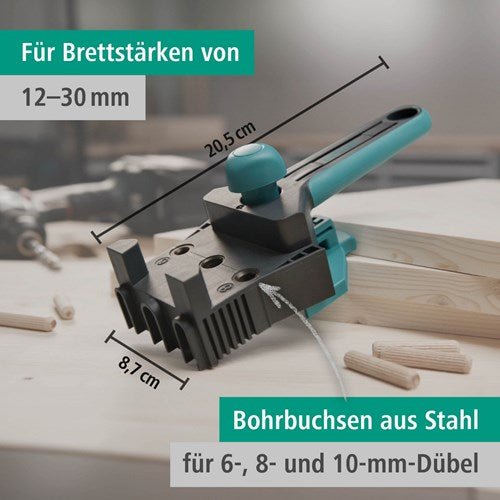 Wolfcraft Wolfcraft Deuvelaar 6.8,10 mm 4640000