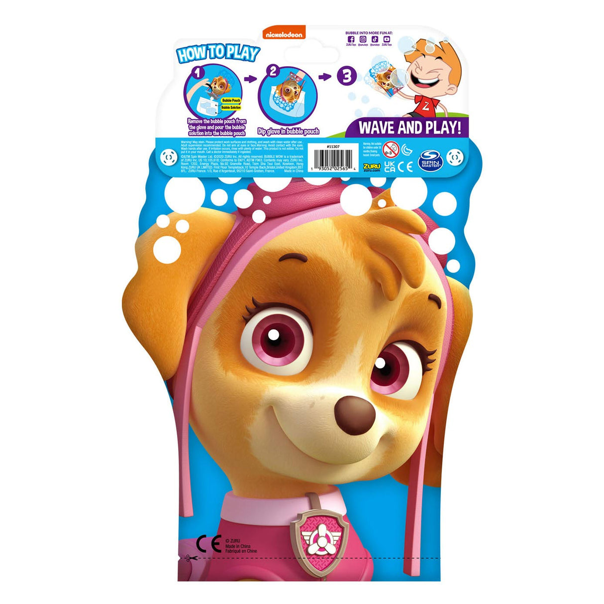 Zuru Paw Patrol Bubble Blase Handschuh