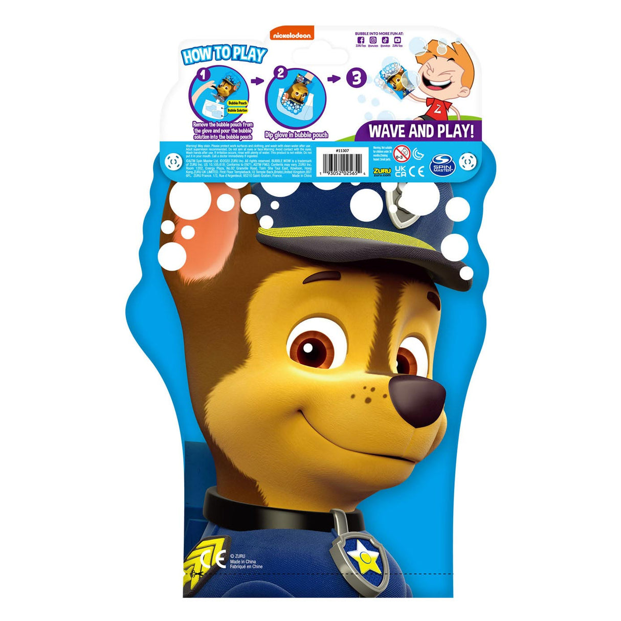 Zuru Paw Patrol Bubble Blase Handschuh