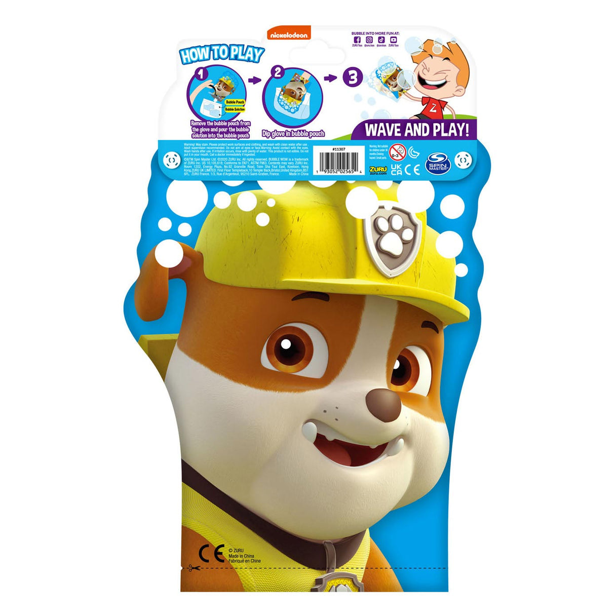 Zuru Paw Patrol Bubble Blase Handschuh