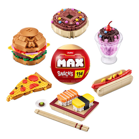 Zuru Max Premium Snack-Kapsel – Bauspielset im Überraschungsball