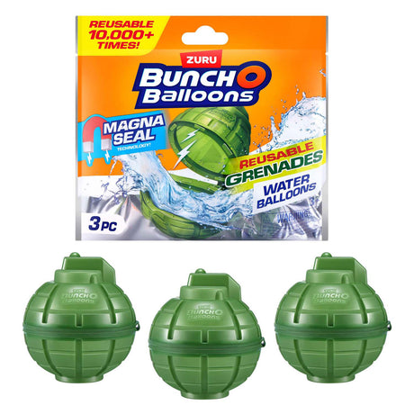Zuru Bunch-o-Ballons wiederverwendbare magnetische Wassergranaten, 3er-Pack