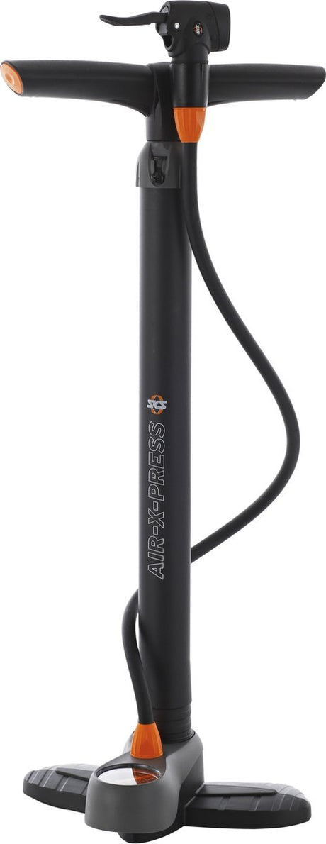 SKS Air-X-Pressbodenpumpe M Druckmesser max. 8 Bar 10070