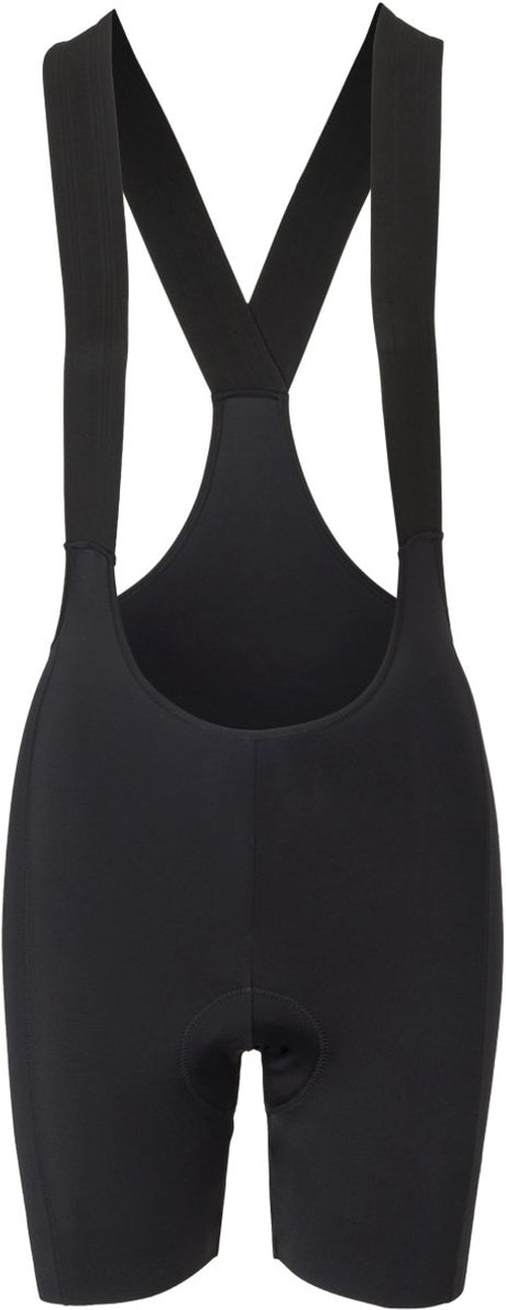 Agu ultra short - bibshort - fietsbroek - dames - zwart - extra korte broekspijpen - laser gesneden - elastische bretels - s