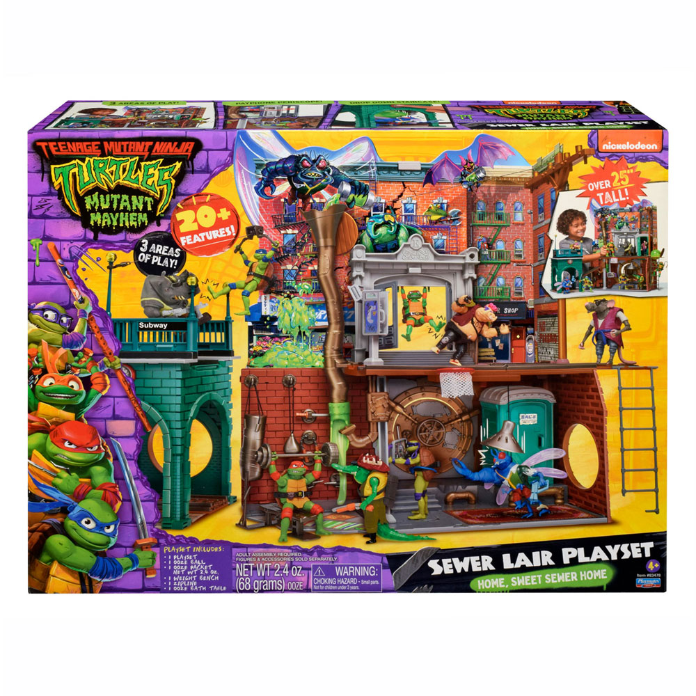 Boti Teenage Mutant Ninja Turtles-Hauptquartier-Spielset