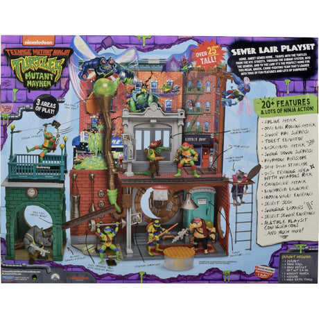 Boti Teenage Mutant Ninja Turtles-Hauptquartier-Spielset
