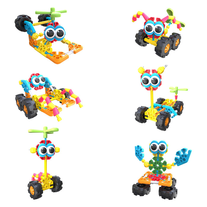 K'nex Kid Knex Zoomin Buddies Bauset, 48 Teile.