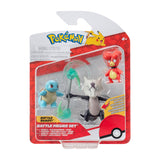 Boti Pokémon Batte Figur Set - Magby, Alolan, Marow, 3st.