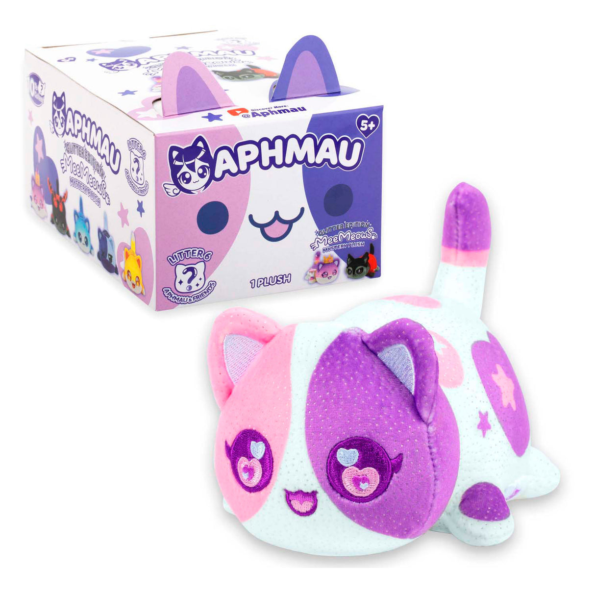 Boti Aphmau Friends 6 Surprise Meemeows Kuscheltier Plüsch, 15 cm