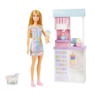 Barbie-Eisdielen-Spielset – Puppe