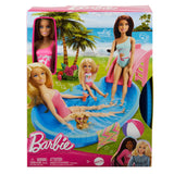 Mattel Blonde Pop mit Schwimmbad und Rutschen