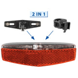 M-Wave Helios Hecklicht USB-Akku LED rot