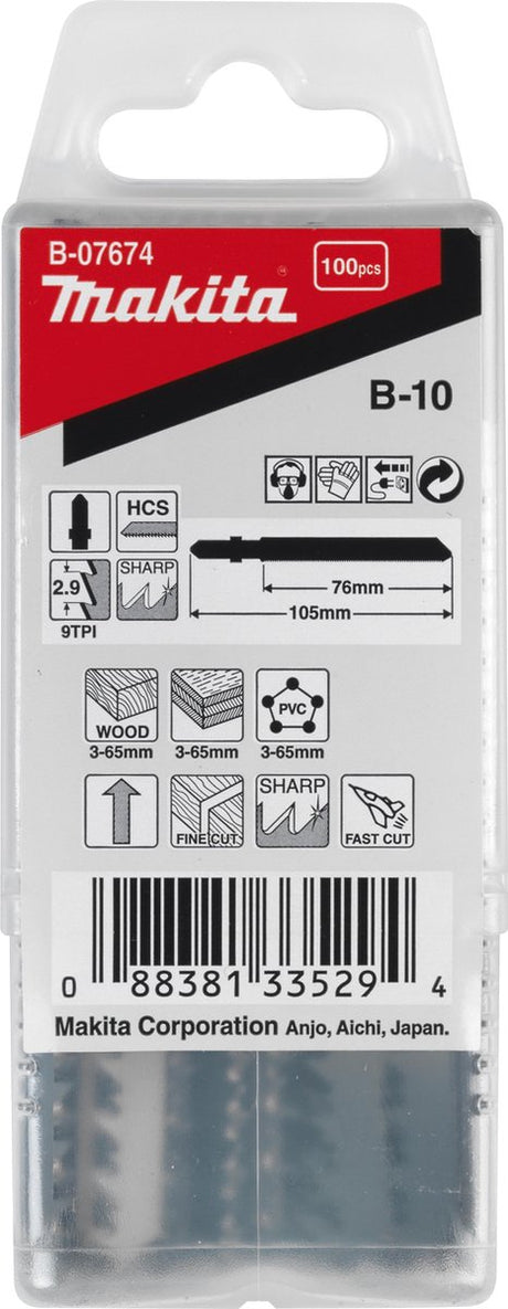 Makita Stichsägeblatt Holz 76 mm B10 – B-07674