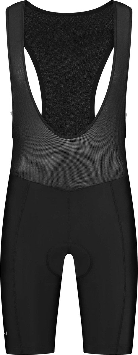 Rogelli econ korte fietsbroek kids - bretels - zwart - 128