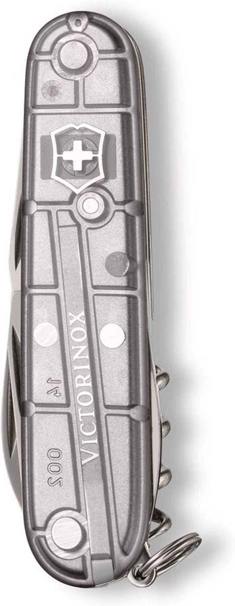Victorinox Huntsman Silver Tech Taschenmesser 91 mm 15 Funktionen transparent silber