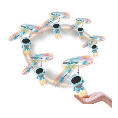 Spectron fliegender Astronaut - blau