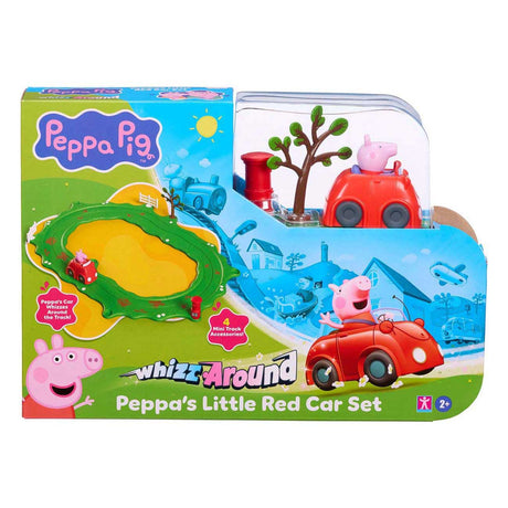 Gear2play Peppa Pig flitzt herum – Peppas kleines rotes Auto-Set