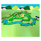 Gear2play Peppa Pig Whiz Around – Peppas großes Spielset in der weiten Welt – modulare Strecke zum Herumflitzen von Fahrzeugen – interaktiv mit Musik und Sound