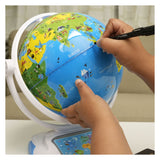 Gear2play orboot explorer interactieve wereldbol – spelenderwijs de wereld ontdekken – incl. app 3d beelden - educatief