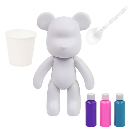 Gear2play pour palz großer Farbbär „Berry Blast“ – Gießfarben-Set (lila, rosa, blau)