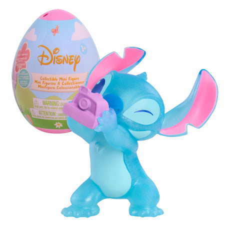 Spielen Sie einfach die Minifigur „Disney Stitch Surprise Capsules“.