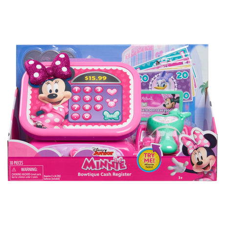 Just play minnie bowtique speelgoedkassa met geluid - 10dlg.