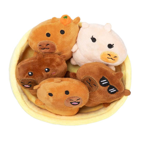 Spielen Sie einfach Capybaras-Kuscheltiere mit emotionaler Unterstützung – Kawaii-Plüschset
