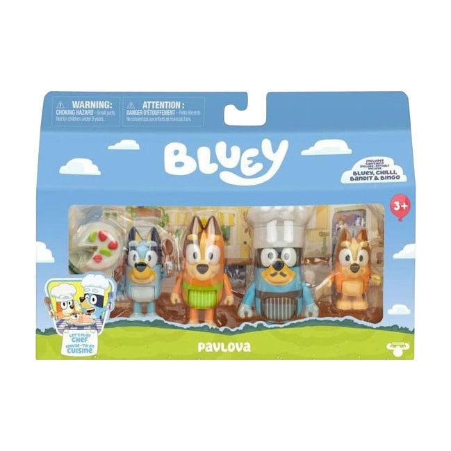 Moose Toys Bluey Dessert-Spielset – 4 Figuren
