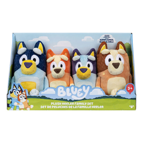 Moose Toys Bluey Plüsch-Kuscheltiere-Set - 4-tlg.