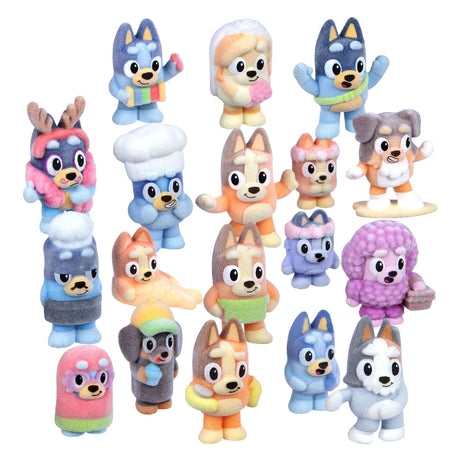 Spectron Bluey Fuzzies Sammelfiguren-Überraschungsset – 3 Figuren