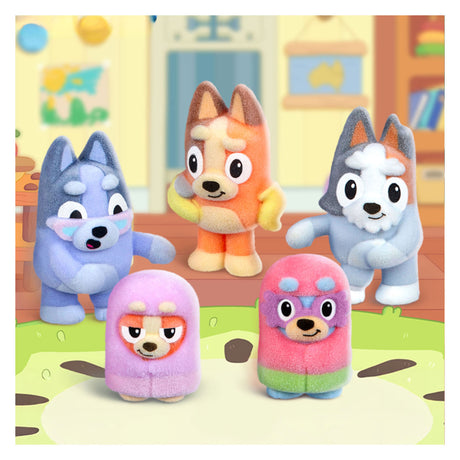 Spectron Bluey Fuzzies Sammelfiguren-Überraschungsset – 3 Figuren