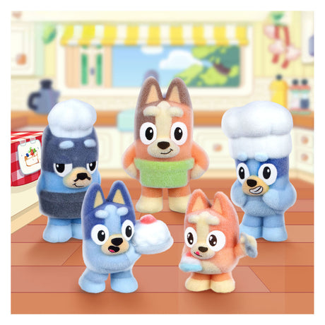Spectron Bluey Fuzzies Sammelfiguren-Überraschungsset – 3 Figuren