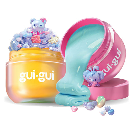 Moose Toys Gui Gui Slime – Shimmer Deluxe Duo Pack – stellen Sie Ihren eigenen glitzernden, duftenden Schleim her
