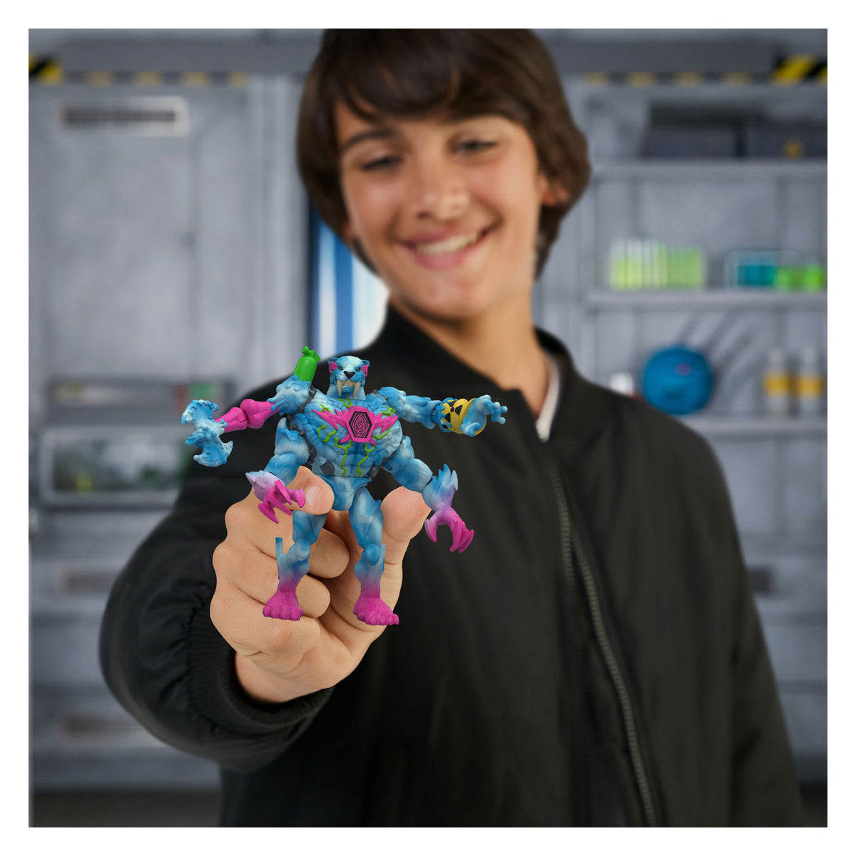 Spectron Mrbeast Lab Hyper Fusion Hybrid Lab Actionfiguren
