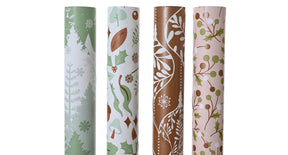 Rol inpakpapier papier 4 assortie autumn 200x70cm