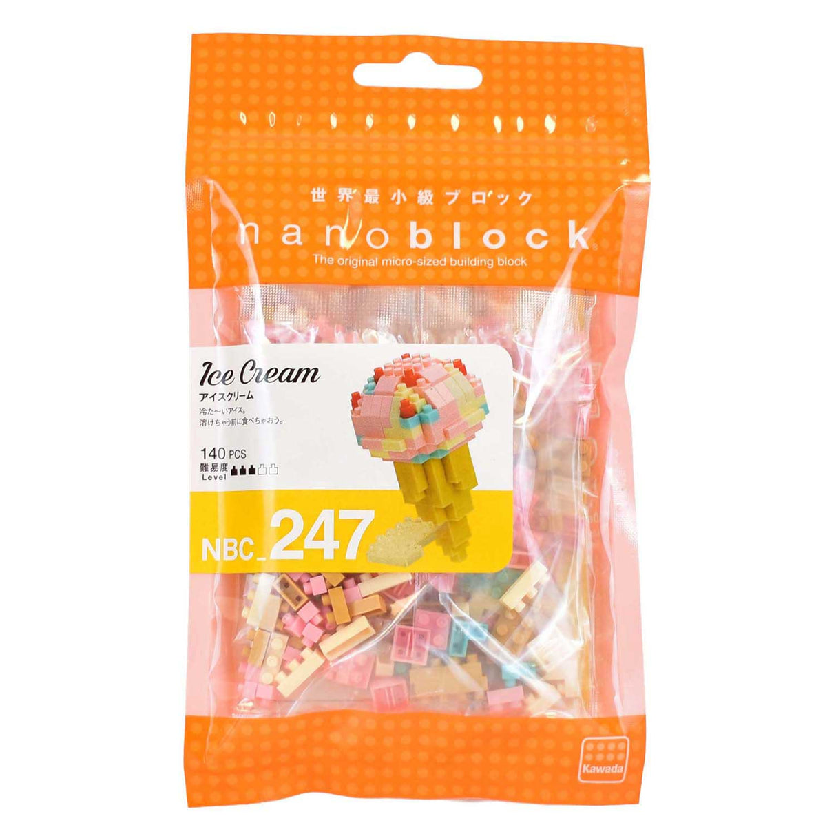 Nanoblock-Baukasten Eiscreme - 140-tlg.
