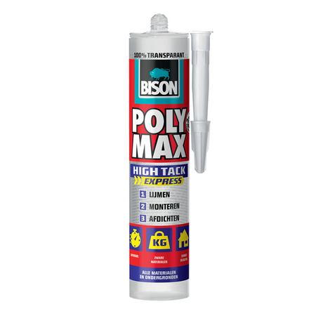 Bison Poly Max High Tack Expr Trans 300 g