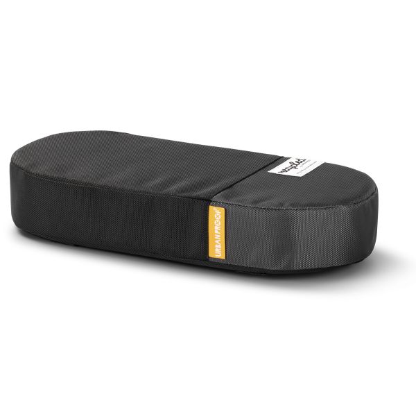 Gepäckverhalten Kissen recycelt 38 cm schwarz grau