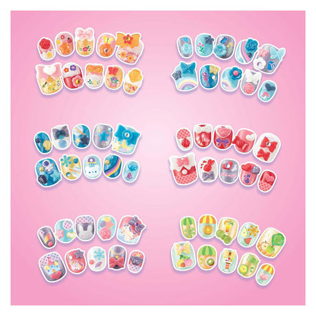Aquabeads mehrfarbiges Nagelset für Kinder – komplettes Nagelstudio inklusive 60 Nägeln