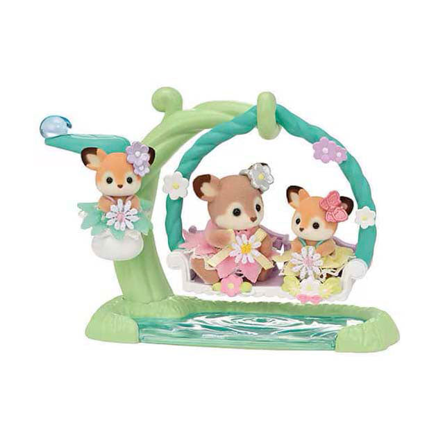 Sylvanian Family 5801 Baby-Hirsch- und Blumenschaukel
