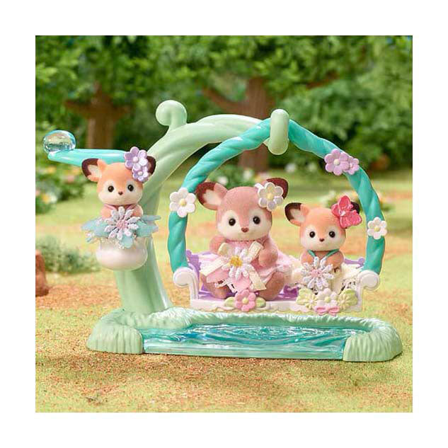Sylvanian Family 5801 Baby-Hirsch- und Blumenschaukel