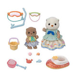 Sylvanian Family 5804 Sea Otter Sisters Spritziges Schnorchelset