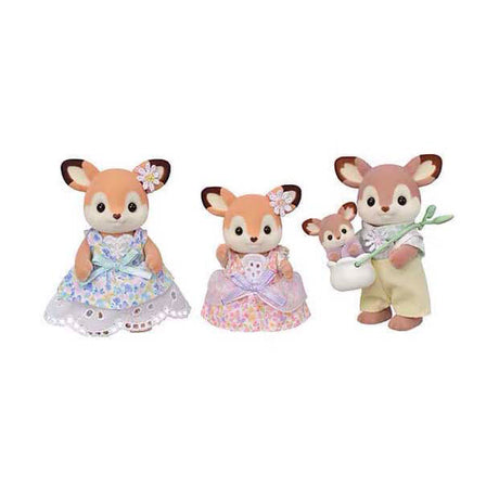 Sylvanian Family 5799 Familie Hirsch – 4 samtweiche Spielfiguren