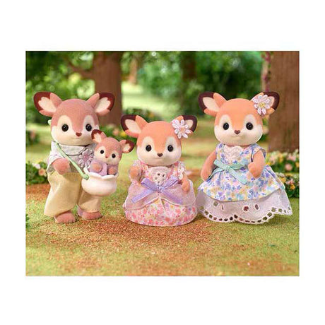Sylvanian Family 5799 Familie Hirsch – 4 samtweiche Spielfiguren
